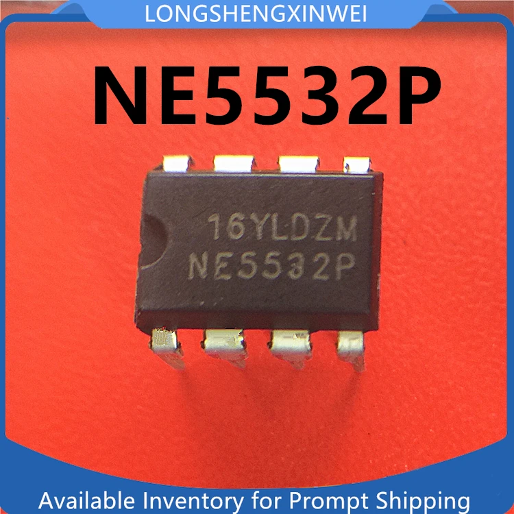 1PCS NE5532P NE5532 DIP-8 New Original Direct Plug Low Noise Frequency Operational Amplifier High Performance