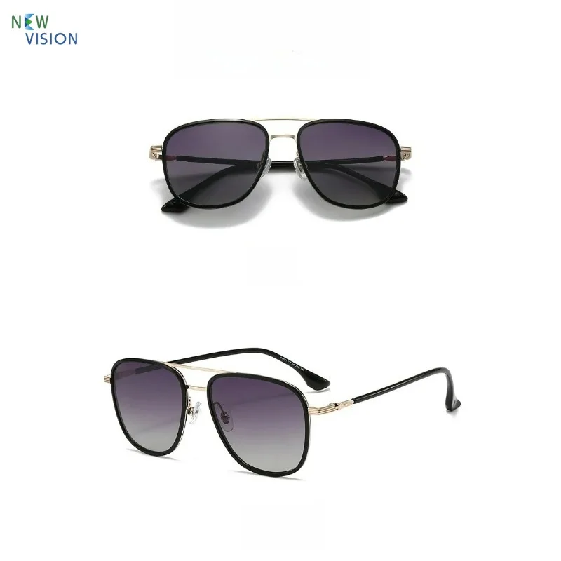 

2025 New Men Pilot Sunglasses Fashion Double Beam High Quality Acetate Metal Outdoor Protection Driving UV400 Women SUN GLASSES