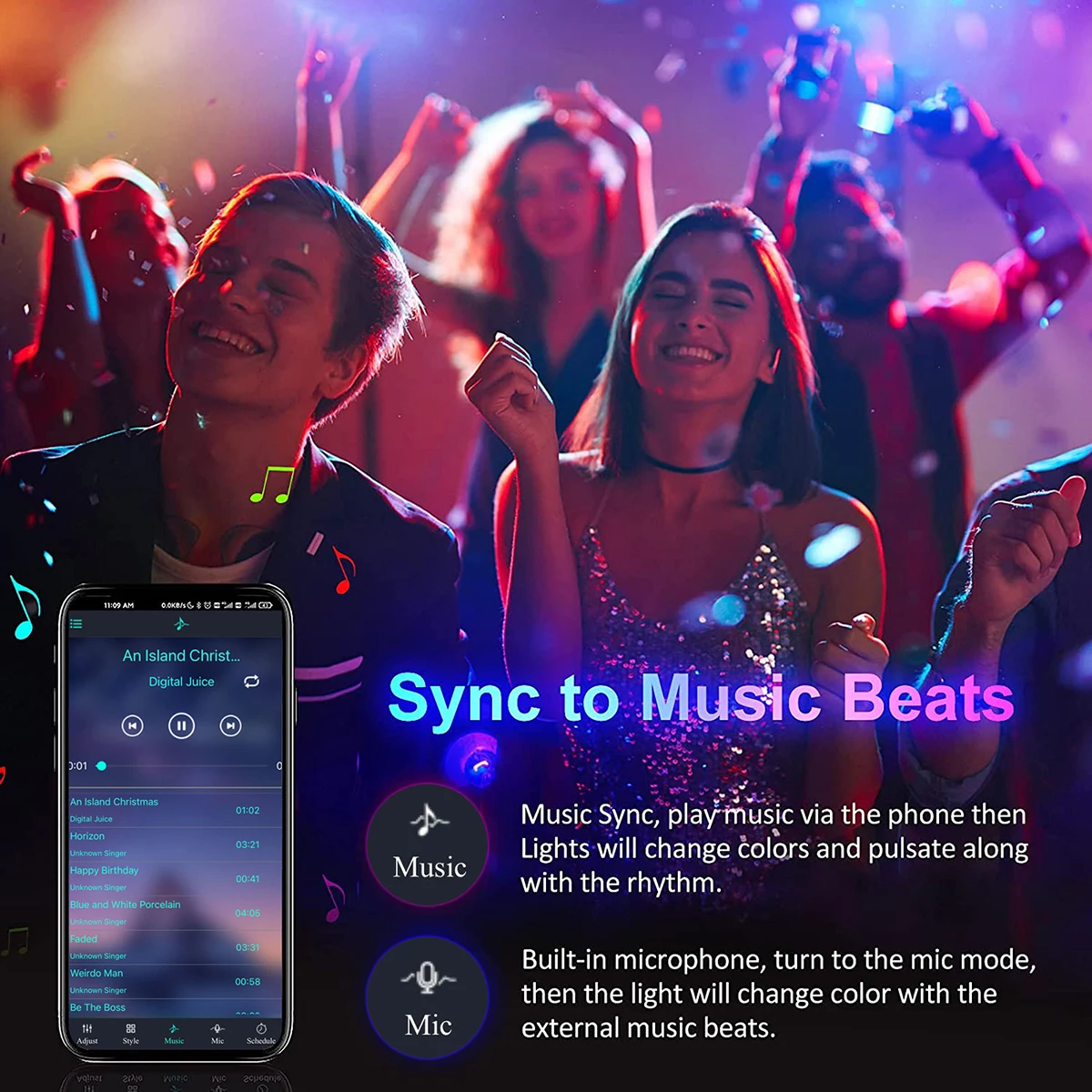 5/10/15/20M Tuya WiFi Wireless Control LED Strip Light RGB 5050 Neon Light Colorful Samrt Voice Control Gaming Room Party Decor