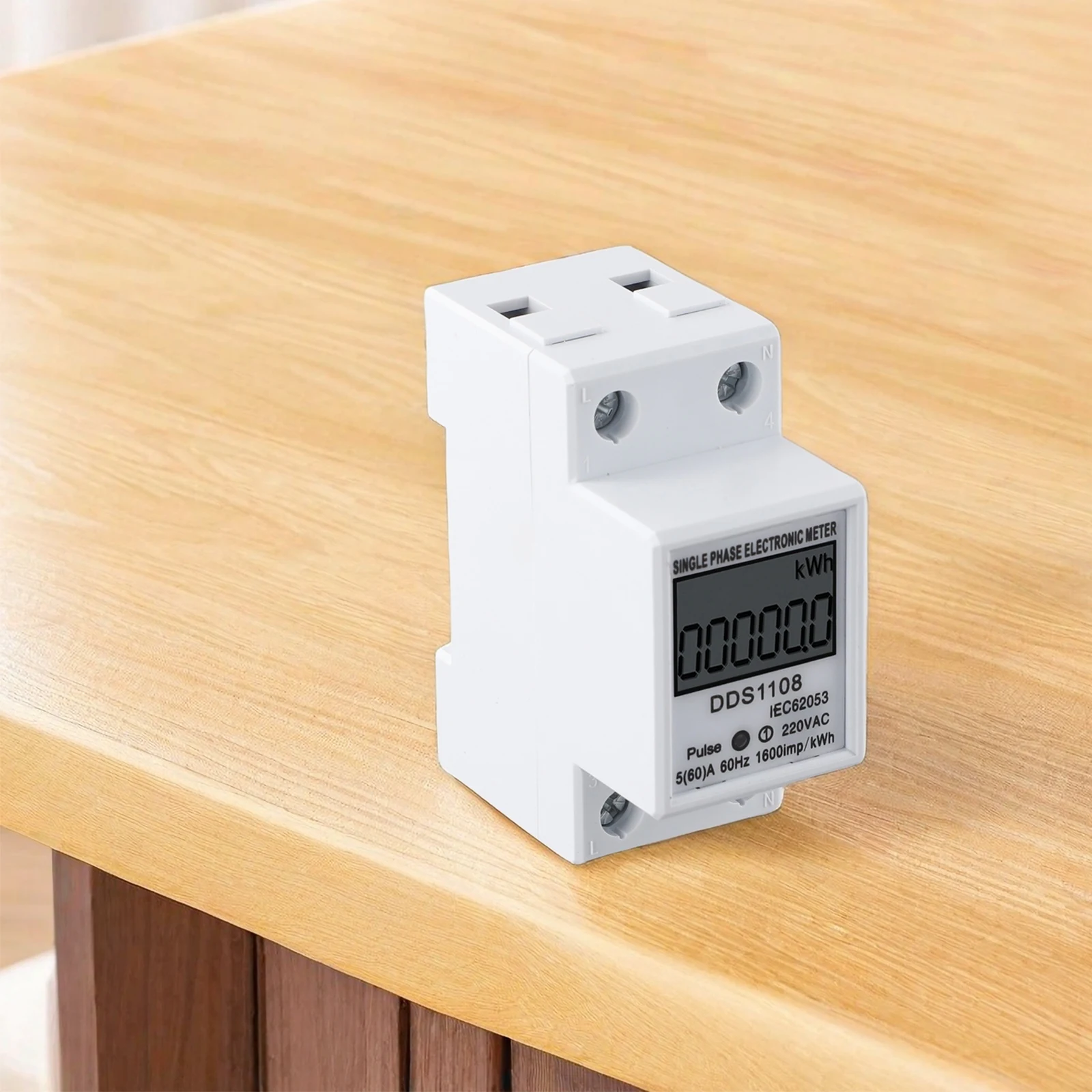 Functional Home Energy Meter Display Efficient Easy To Install Electric Explosion Protection KWH LCD Versatile 220V