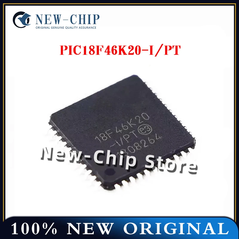 5PCS-100PCS/LOT  PIC18F46K20-I/PT  18F46K20  TQFP-44  New Original