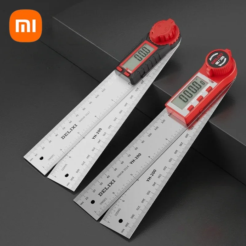 Xiaomi Delixi Electronic Digital Angle Measuring Instrument High Precision Specialized 360 Degree Multifunctional Angle Gauge