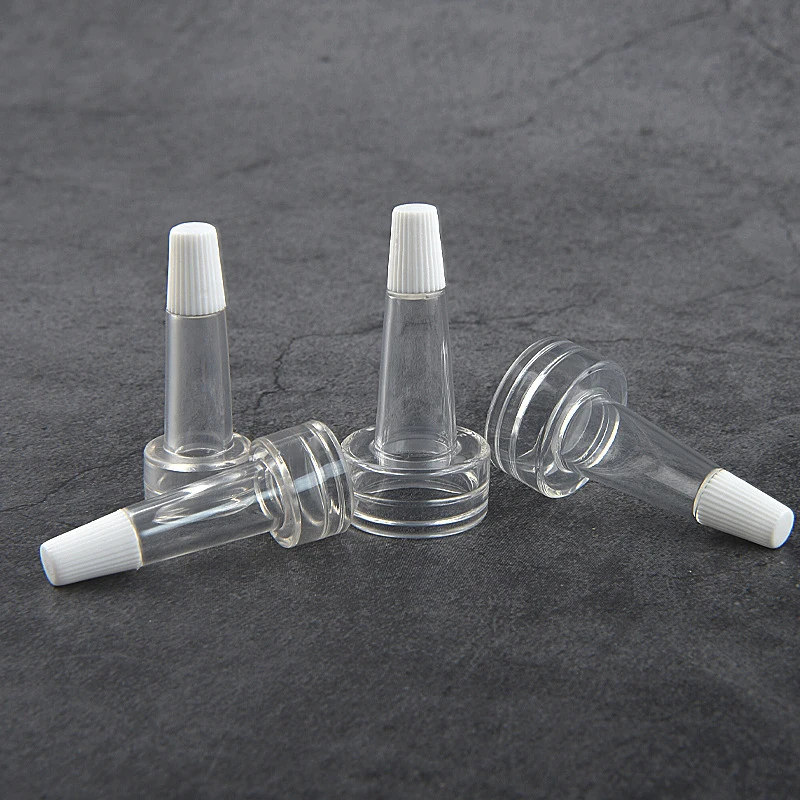 10pcs 13/20 Teeth For 13mm/20mm (O.D.) Bayonet Bottle Plastic Drip Tip Ampoule Lyophilised Powder Stock Solution Trumpet Dropper