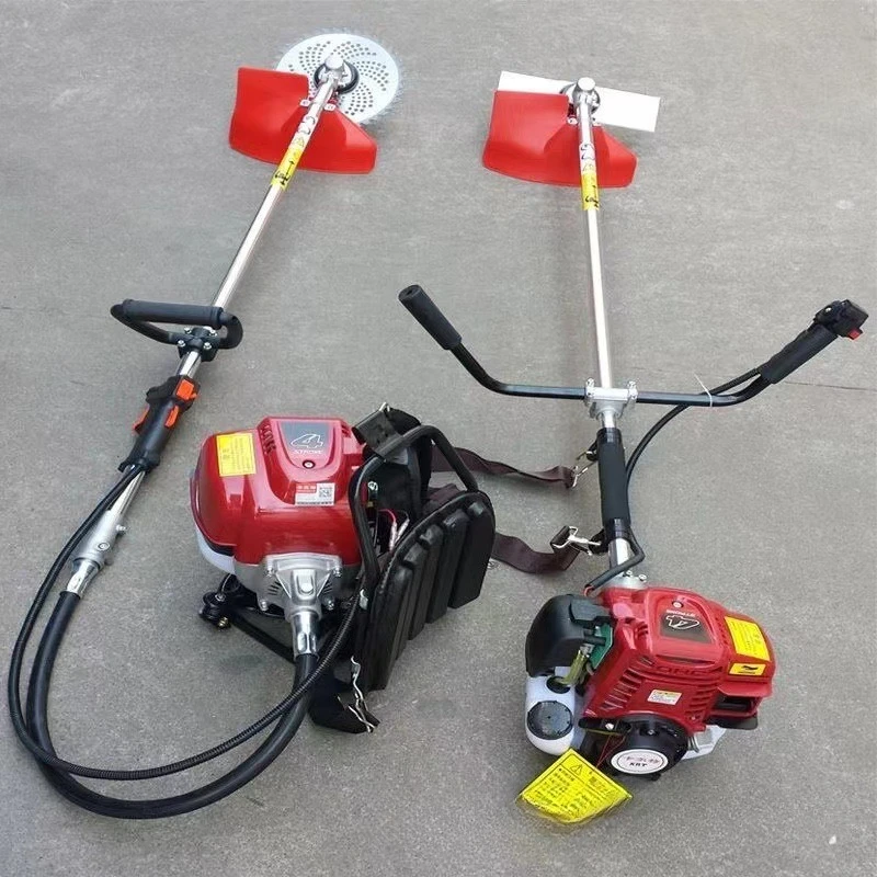 Backpack small irrigation cutter, landscaping lawn mower, four-stroke household land reclamation lawn mower