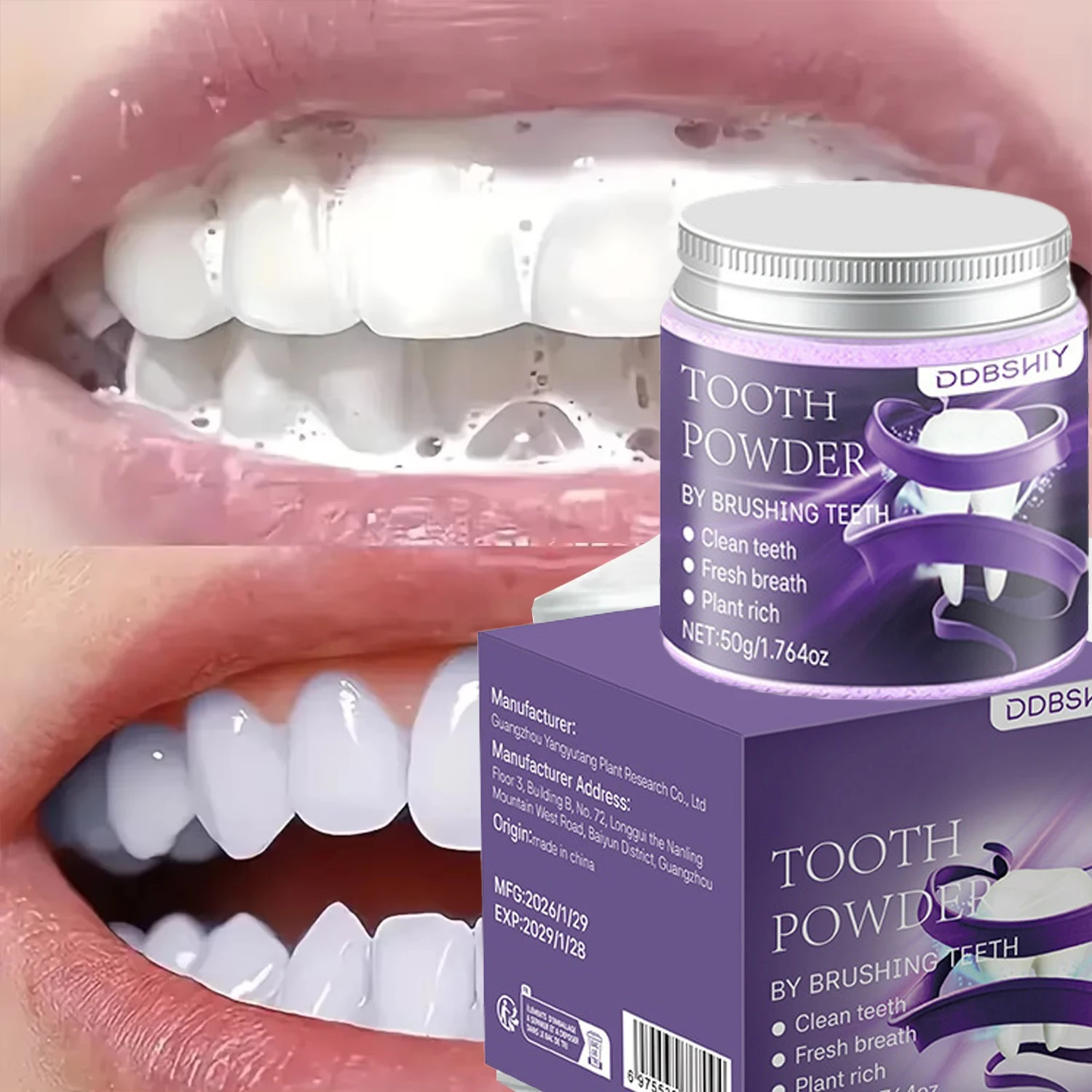 Winter Whitening Tooth Powder with 10% Hydroxyapatite - Remineralizing, ᴄᴏᴏʟ ᴍɪɴᴛ, ᴇɴᴀᴍᴇʟ ʀᴇᴘᴀɪʀ & ꜰʀᴇꜱʜ ʙʀᴇᴀᴛʜ