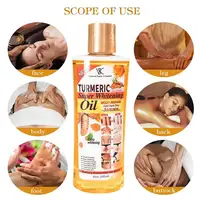Huile Super Blanchissante au Curcuma 200ml |   Huile essentielle réparatrice pour le corps anti-taches et anti-âge avec germe de blé et huile d'amande douce 6
