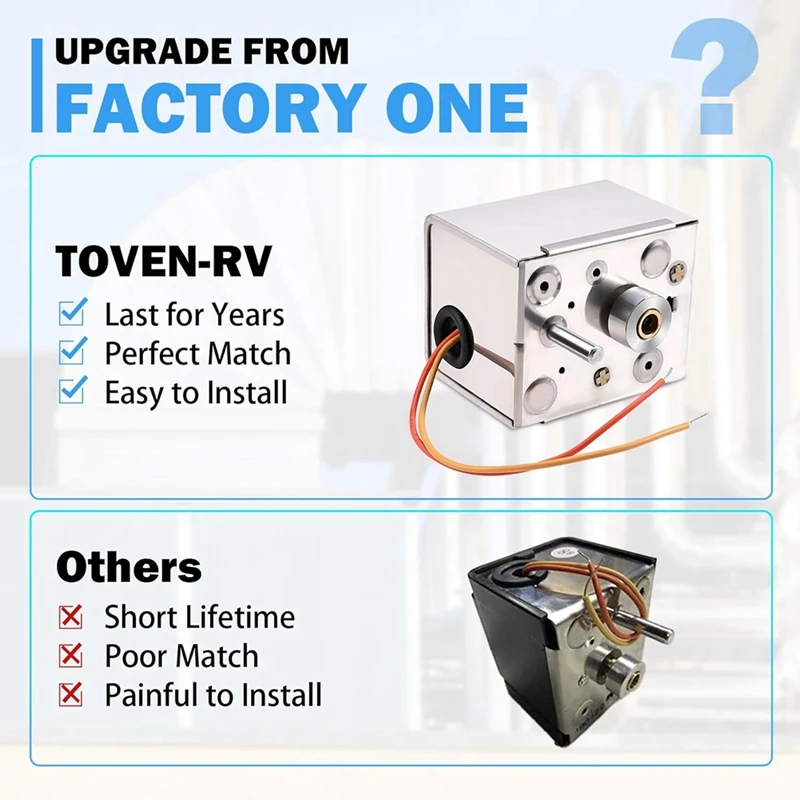 Damper Actuator Motor For Honeywell M847D M847D1004, ARD & ZD Series HVAC Zone Universal Spring Return 2-Wire, 24 VAC