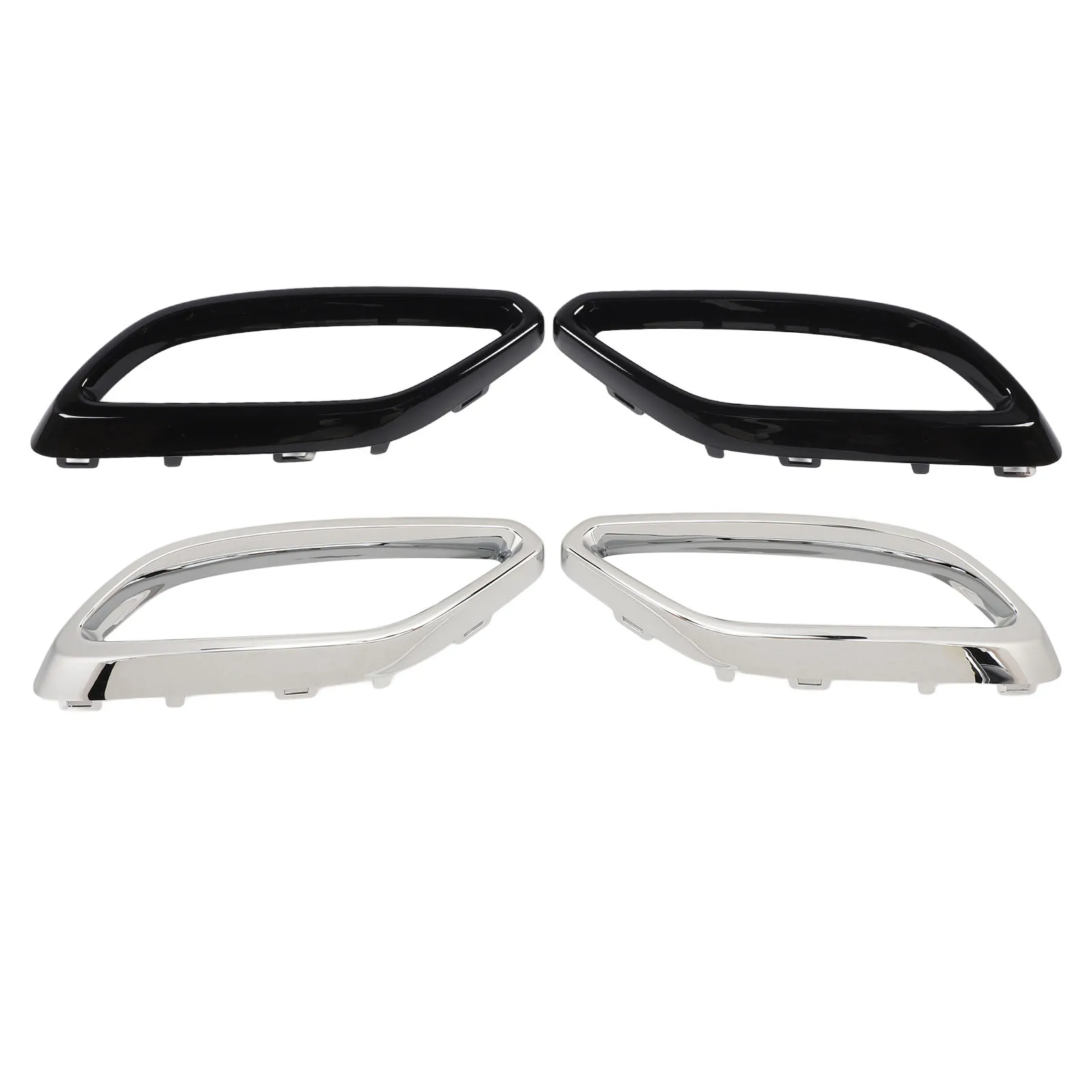 

1184920100 Накладки на выхлопные патрубки для CLA-Class C118, левая и правая, УФ-защита, спортивный дизайн, долговечность, аксессуар для экстерьера автомобиля