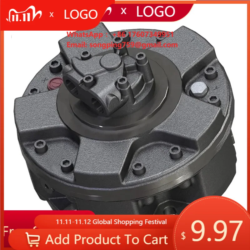 BD1-250-60-9H-U-D40-K-R BD2-350-175-9HAM-D47 Dual Displacement Motor SAI B Series Motor