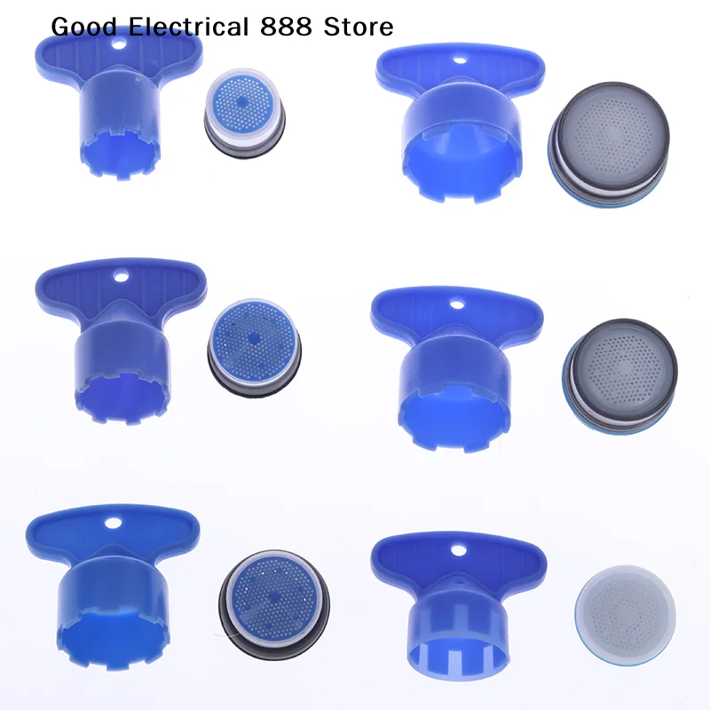 16.5/18.5/19/21.5/22/24MM Faucet Aerator With Removal Wrench Water Saving Tap Part Built-in Bubbler Filter Kitchen Basin Fitting