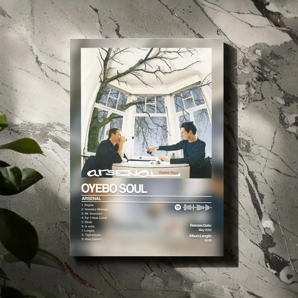 

Arsenal Oyebo Soul Poster Prints Canvas Painting Wall Art Picture Living Room Home Decor Tracklist Music Album Cover