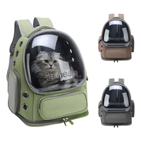 Transparent Space Capsules Pet Cat Backpack Double Shoulder Breathable Pet Backpack Outdoor Portable Carrying Bag cat carrier