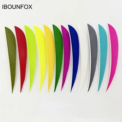 Archery Arrow Feathers Fletching 5 Inch 50 Packs Real Turkey Vanes Parabolic Water Drop For Hunting Target Shooitng Right Wing