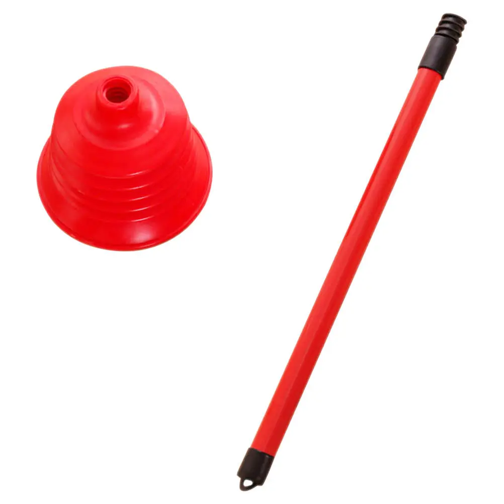 

Heavy Duty Toilet Plunger Strong Suction Rubber Cup Ergonomic Handle Toilet Unclogger Bathroom Kitchen Drain Cleaning Tool Home