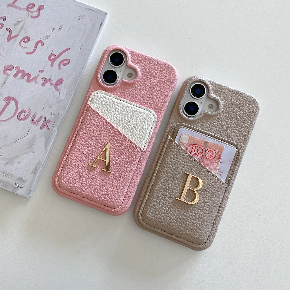Leather Customized CardHolder  - Phone Accessories Names ulasan dan harga