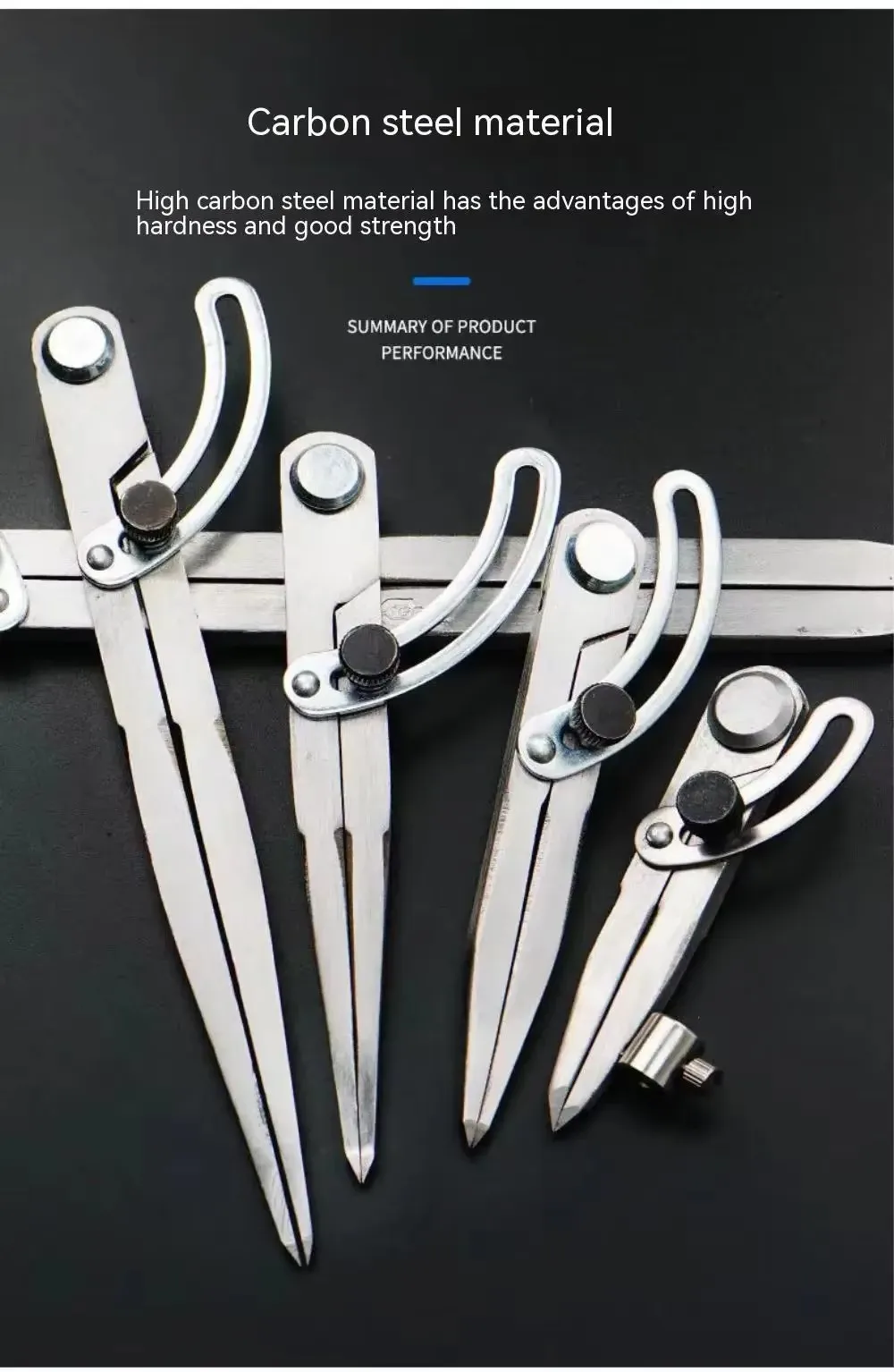 Alat Pembuat Garis Putar dari Baja Anti Karat dengan Kulit Buatan Tangan yang Dapat Disesuaikan untuk Industri, Semua Baja, dan Penandaan