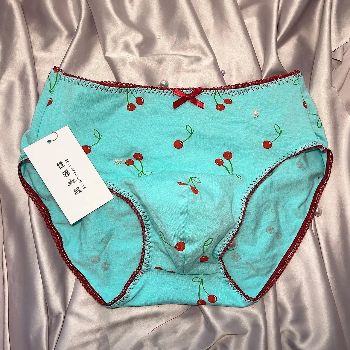 

Мужские трусы-брифы с милым принтом в стиле кавайи