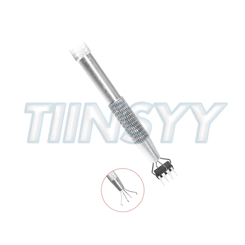 4-Claw IC Chip Extractor Remover Tool Precision Parts Grabber Extractor Pick Up Puller for Electronic Component Nuts Repair Tool