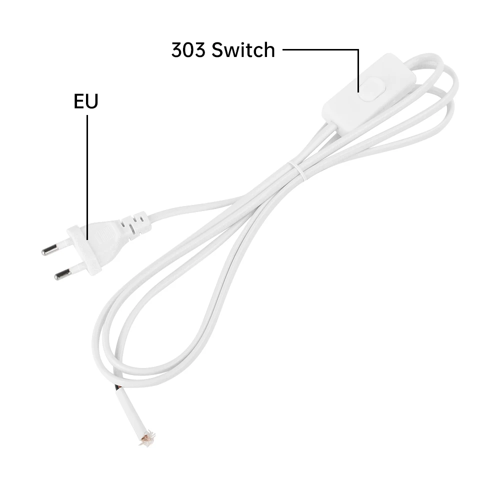 สายไฟสาย E27 ฐานโคมไฟผู้ถือสวิทช์สําหรับจี้หลอดไฟ LED ติดตั้ง Hanglamp Suspension ซ็อกเก็ต 303 สวิทช์