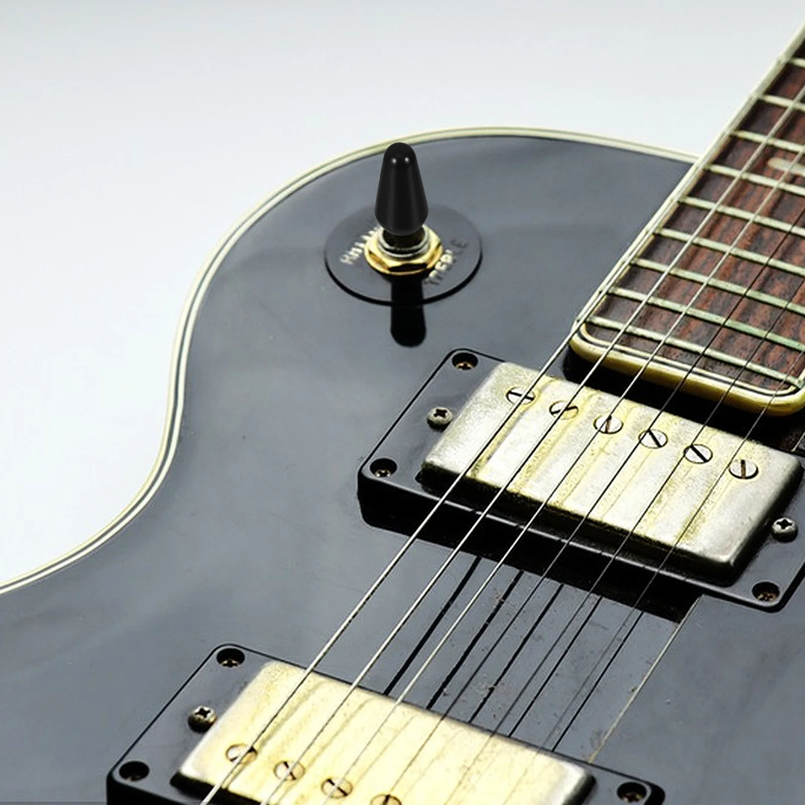 

12Pcs Electric Guitar Pickup Selector Caps Plastic 5-Way Switch Knobs Replacement Guitar Parts Tool Set Yellow Black