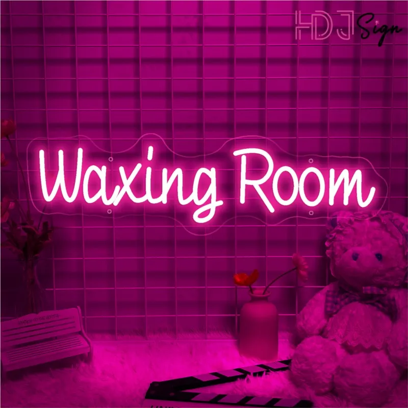 Waxing Room Neon Sign Gift Custom LED Light Beauty Room Wall Decor For Lashes Nail Shop Room Bedroom Decoration