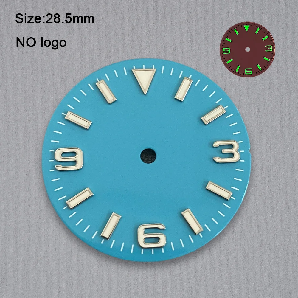 No Logo 28.5mm Blank Numeral 369 Dial For NH35 Movement Custom Logo Watch Dials Hands Accessories Repair Tools