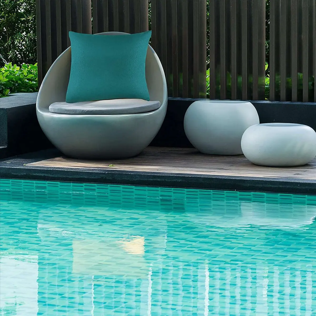 

Okay Pack of 12 Outdoor Waterproof Throw Pillow Covers Decorative Garden Cushion Cases Square Pillowcases 18 X 18 Inches