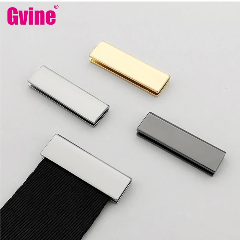 

10Pcs 30mm Bag Corner Metal Protact Buckle Side Clips Webbing Belt End Tail Clasp Button Handbag Edge Protector DIY Accessories
