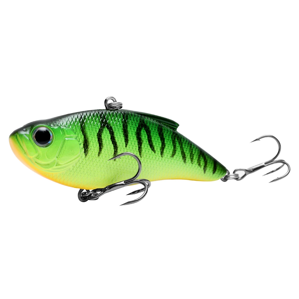 WATERBOY VIB Fishing Lure 7.5cm 16.5g Hard Artificial Vibe Lipless Plastic Vibration Noisy Rattle Sinking Vibrator Bait