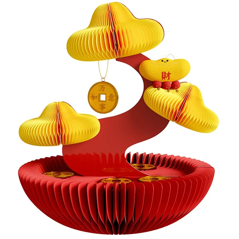 

Stable artifact flower pot desktop decoration entrance living room creative small ornament easy tray