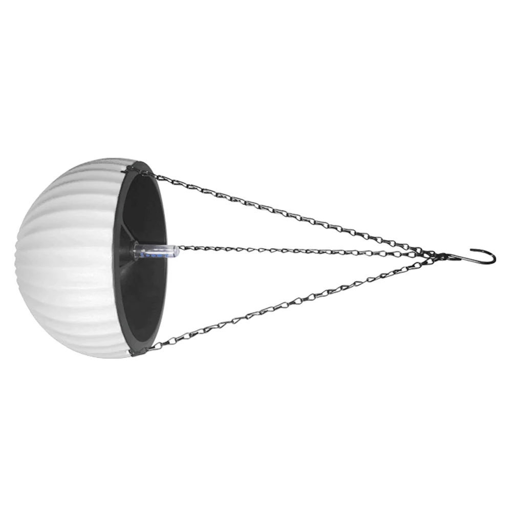 

Automatic Watering Planters 260H X 160Mm Round Plastic Flower Pot With Water Stopper Indicator Breathable