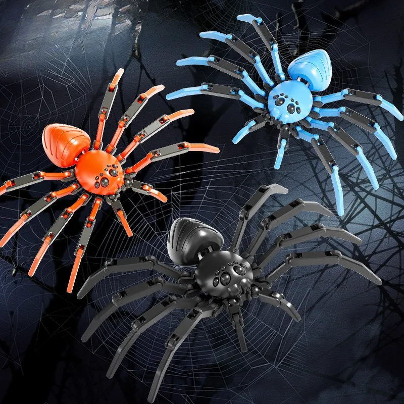 New Product Printing Spider Injection Molding Assembly Full Joint Movable Simulation Model Ornament Toy Parent-child Interaction