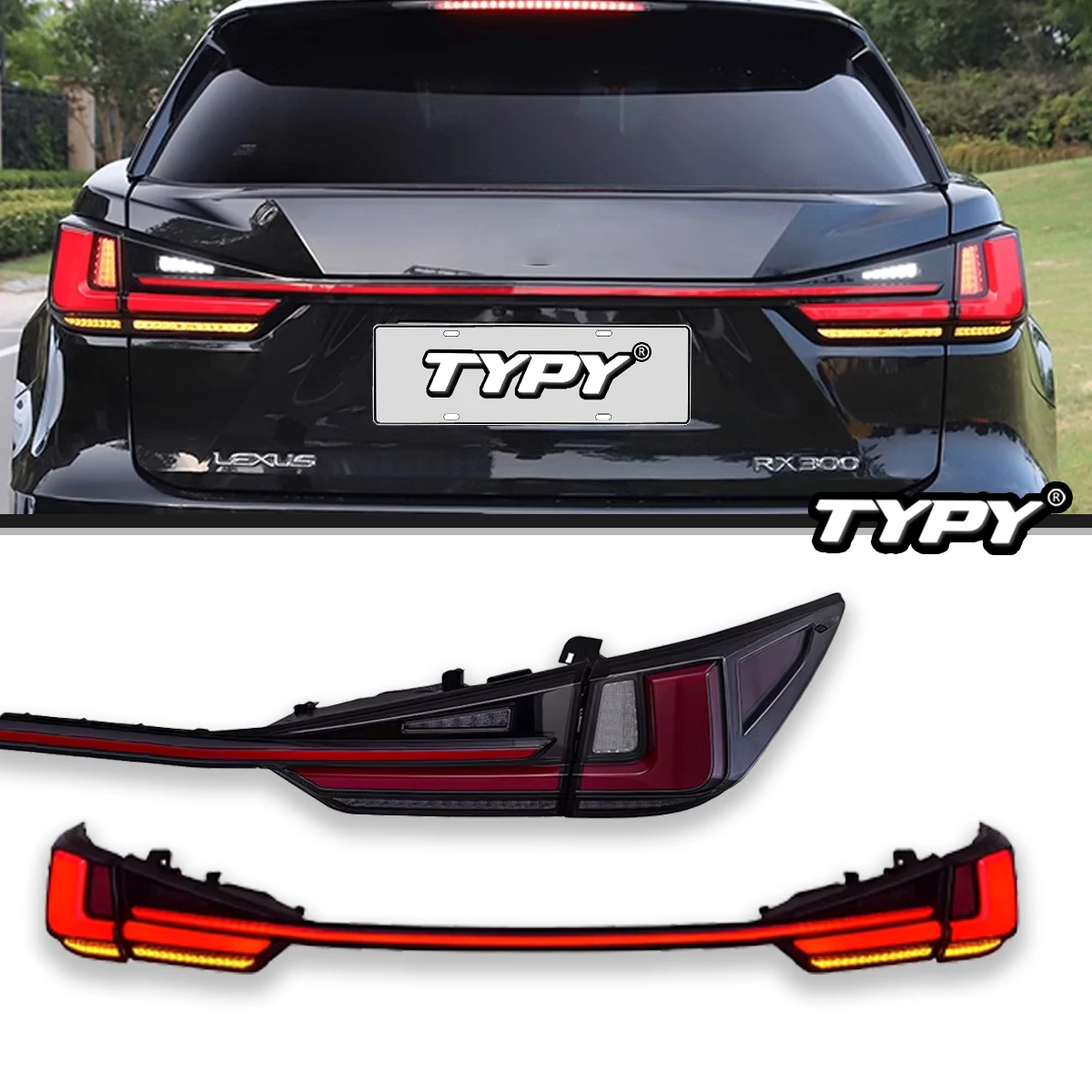 

TYPY Car Lights For Lexus RX 2016-2021 Taillight LED Projetor Tail Lamp Daytime Running Light Automotive Accessories