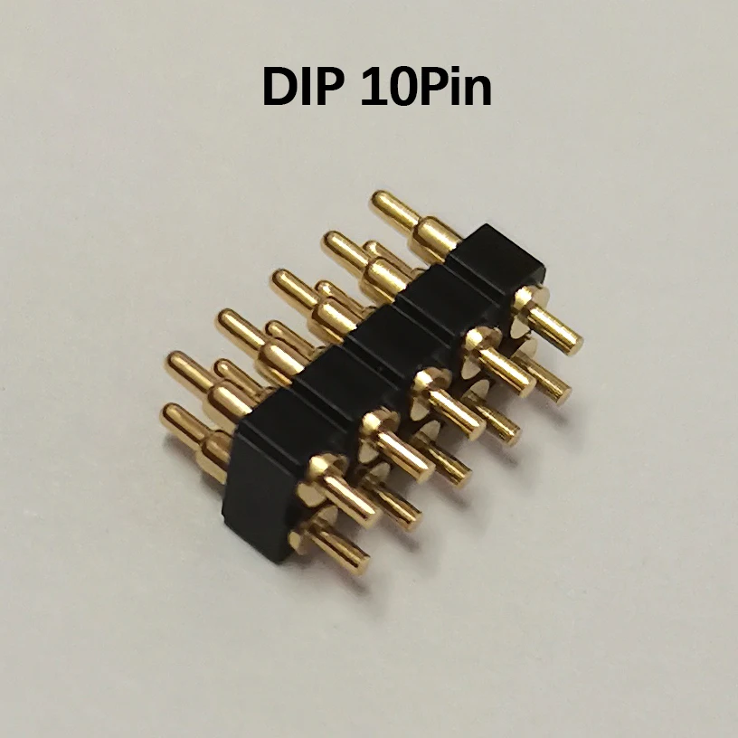 1 Stück DC-Stecker Pogo-Pin-Verbinder SMT DIP 2,54 mm Rastermaß 2345681012141620-Pin Doppelreihiger Federkontakt PCB Batterieladung – Detail 20