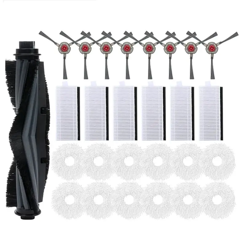 [NEW!A93G】 For ECOVACS Deebot N9+/N9&Plus Robot Vacuum Cleaner Side Brush Dust Box Main Brush Mop Cloth Filter Parts
