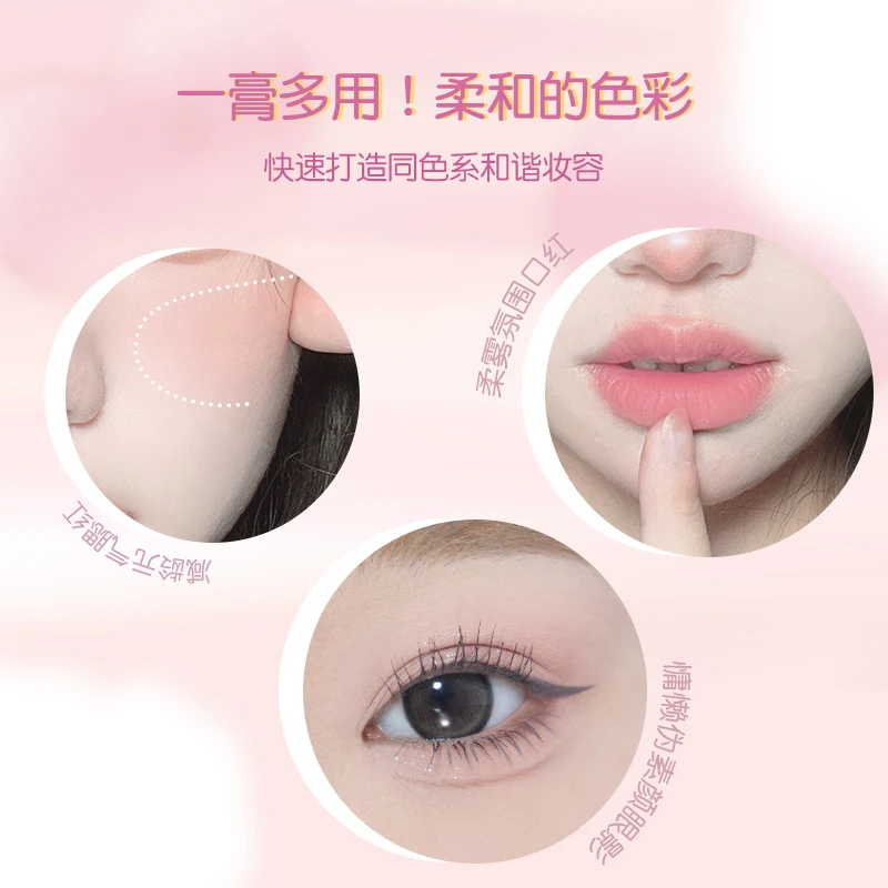 Soft Glutinous Blush Mud Velvet Matte Face Blusher Long Lasting Beauty Natural Rouge Cream Tint Orange Peach Blusher Cosmetics