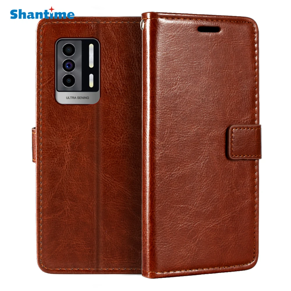 Etui na portfel Oukitel WP27 pokrowiec na futerał z magnetyczną klapką ze skóry PU z etui na karty i podpórką na Oukitel WP27