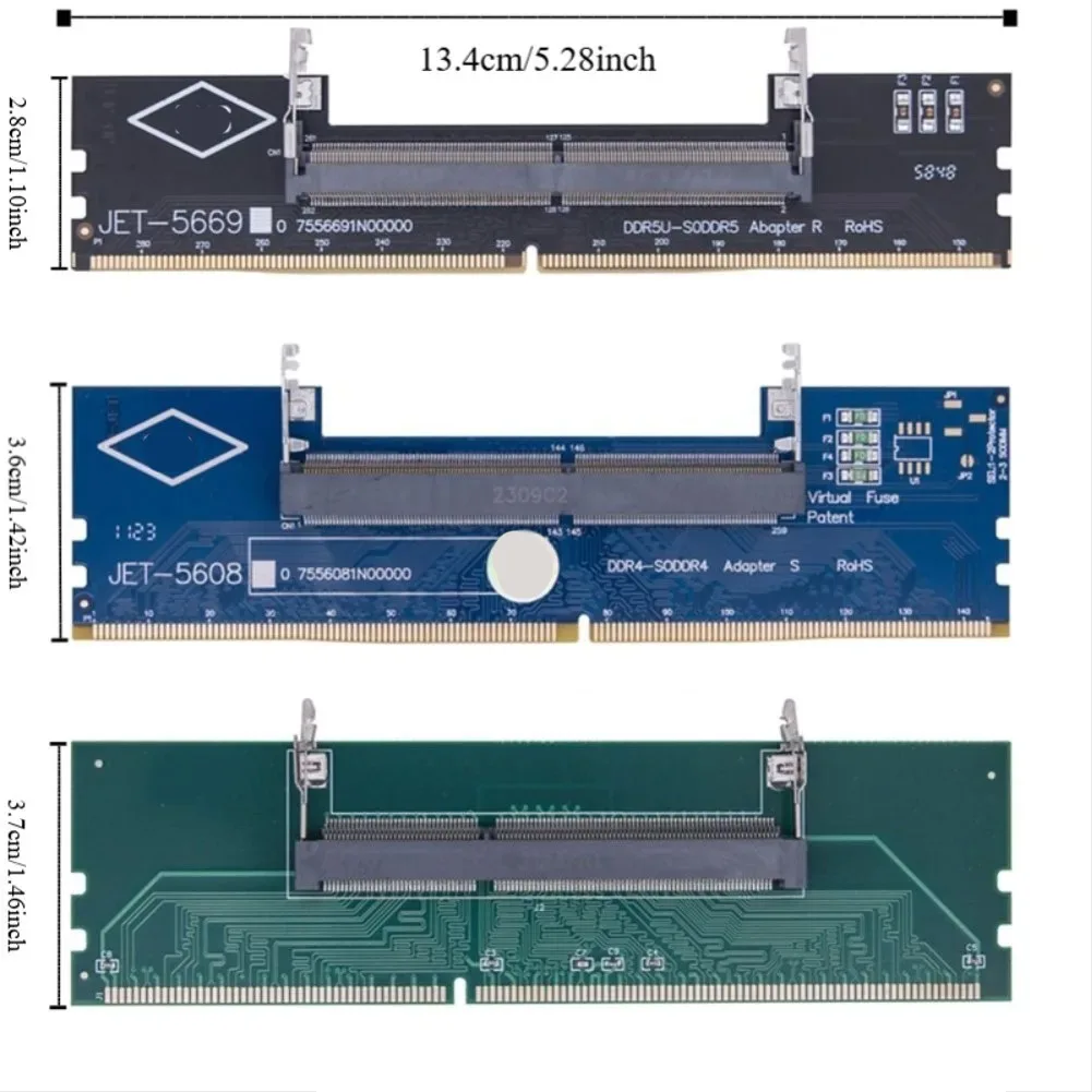 Upgrade Your Desktop With Laptop DDR4 Laptop To Desktop Memory Adapter Card Connector Adapter Efficient Memory Testing Accessory