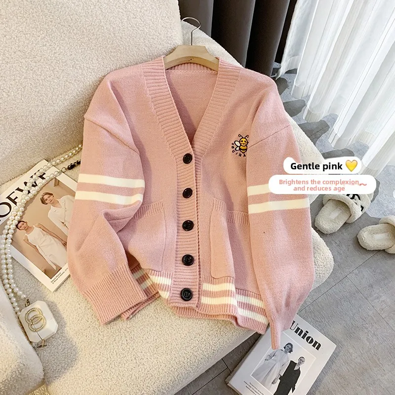 

Корейский трикотаж с V-образным вырезом, женский мягкий универсальный топ, цветная блузка, ленивый шик, осень 2023, модная женская майка