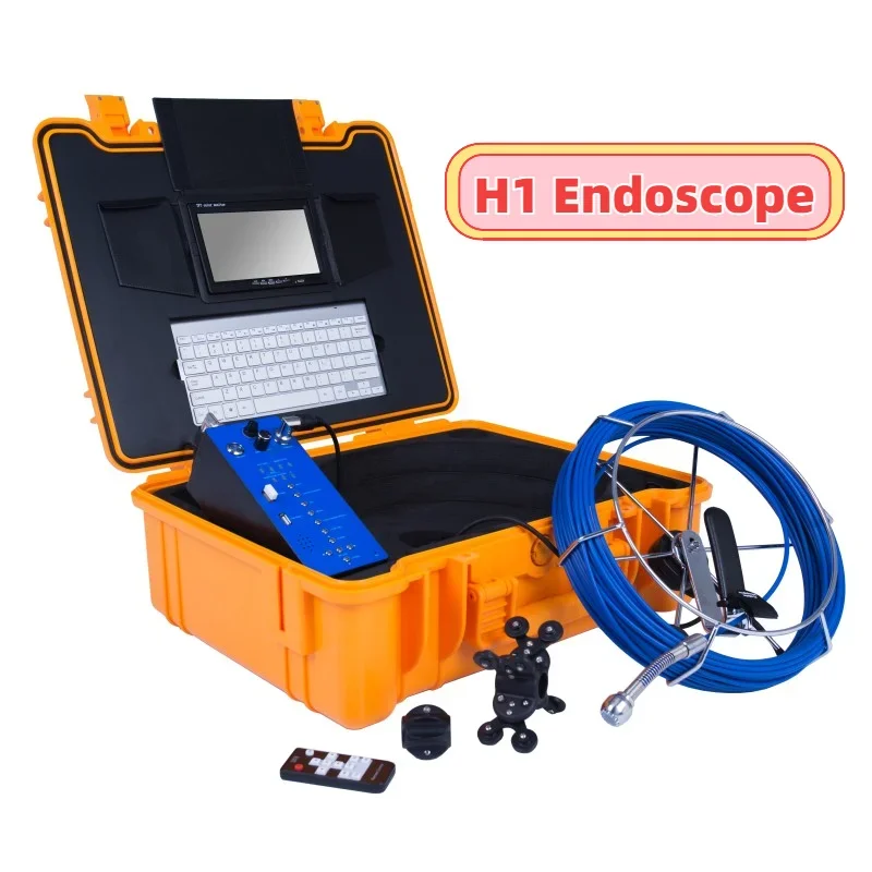 

7-inch HD Color Display Endoscope Recording Multifunctional Professional Industrial HD 1080P 25mm Inspection Video Camera H1