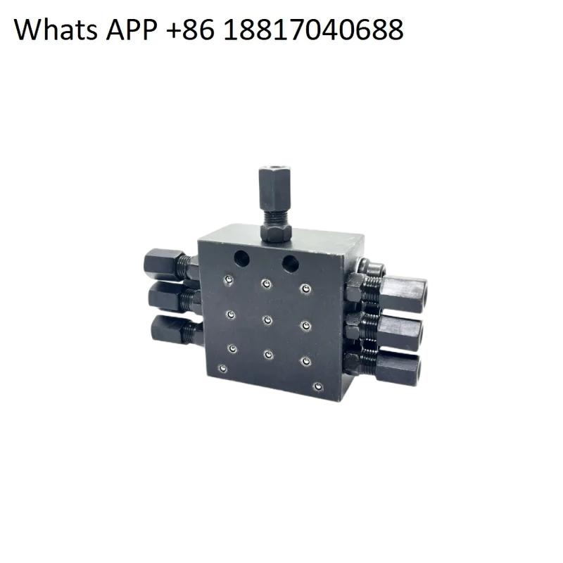 SSV الموزع شاحنة المضخة رصف صمام كتلة زبدة الموزع صمام توزيع الشحوم JPQ التقدمي #4