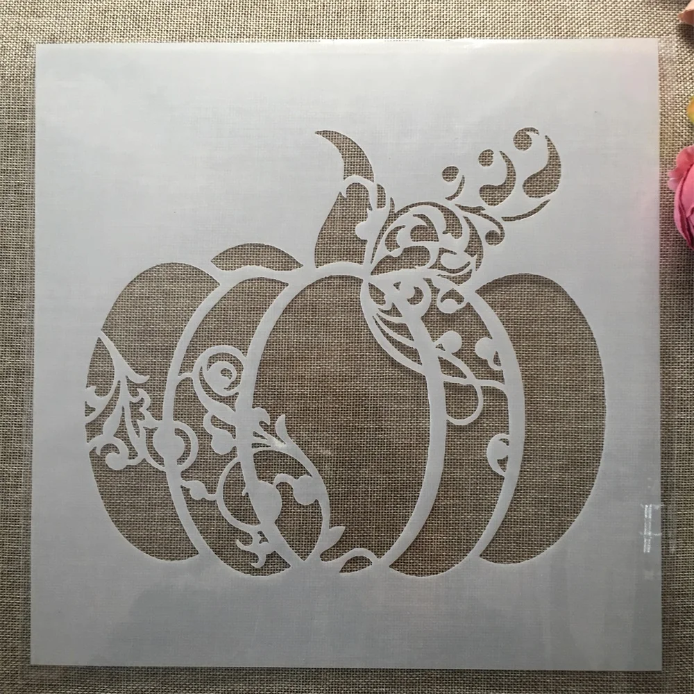 

30*30cm Pumpkin Halloween DIY Layering Stencils Wall Painting Scrapbook Coloring Embossing Album Decorative Template