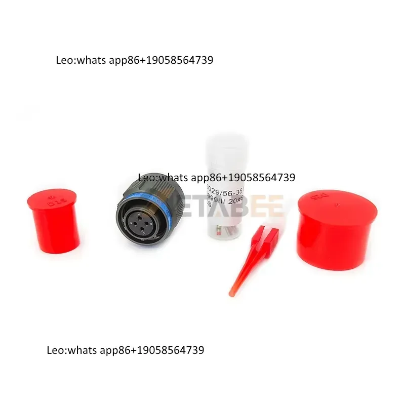 D38999/26WB04SN Circular Connector Plug 4 Pin Female Socket Industrial Grade Aluminum Shell Tri Start Thread Quick Lock