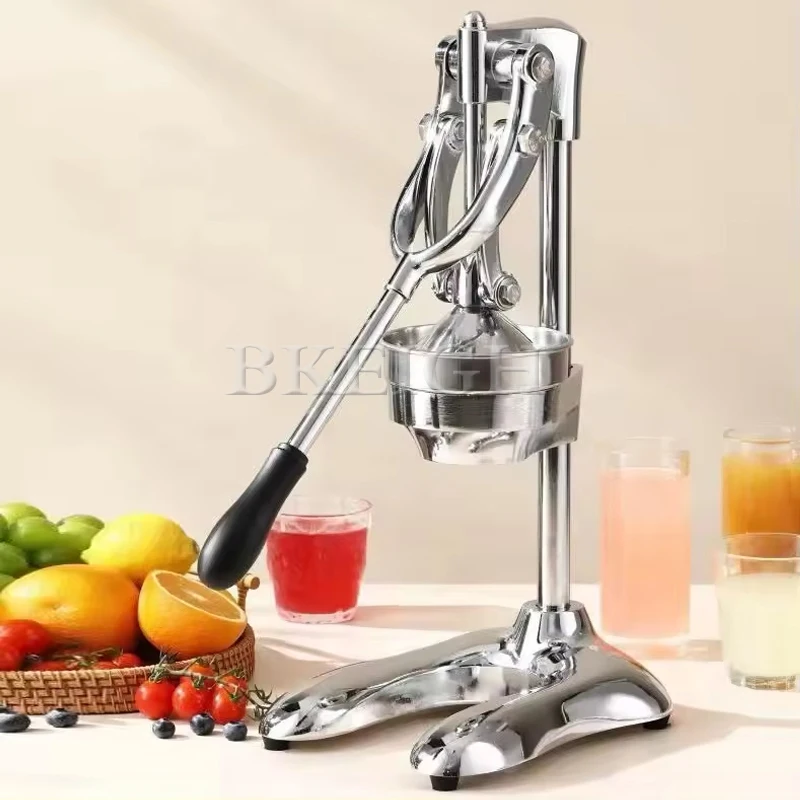 Small Manual Pomegranate Juice Press, Stainless Steel Fruit Press, Portable Grape Juice Press