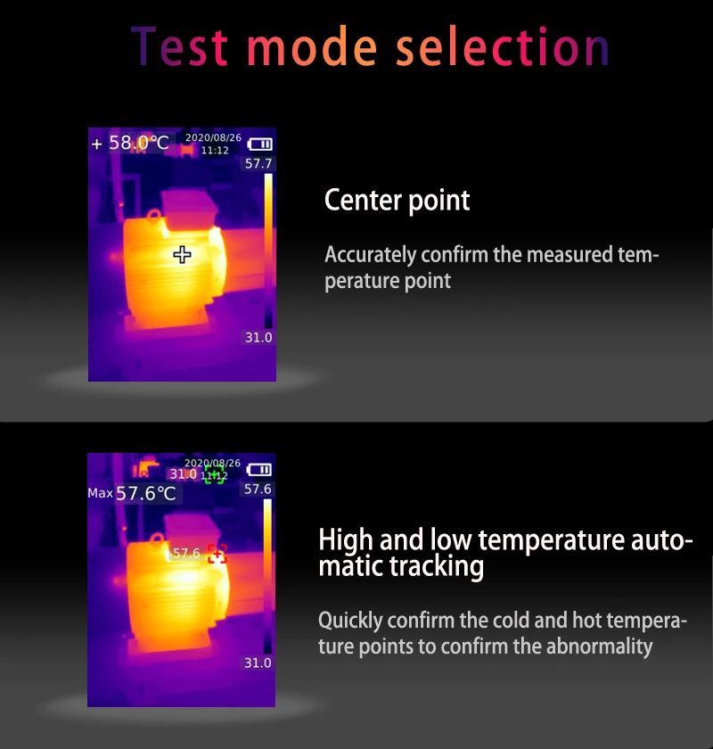 UNI-T-Thermal Imager UTI260A, HD, 256X192 Pixels, PCB, Temperatura Industrial, Circuito de Imagem, Manutenção Elétrica, Câmera Infravermelha