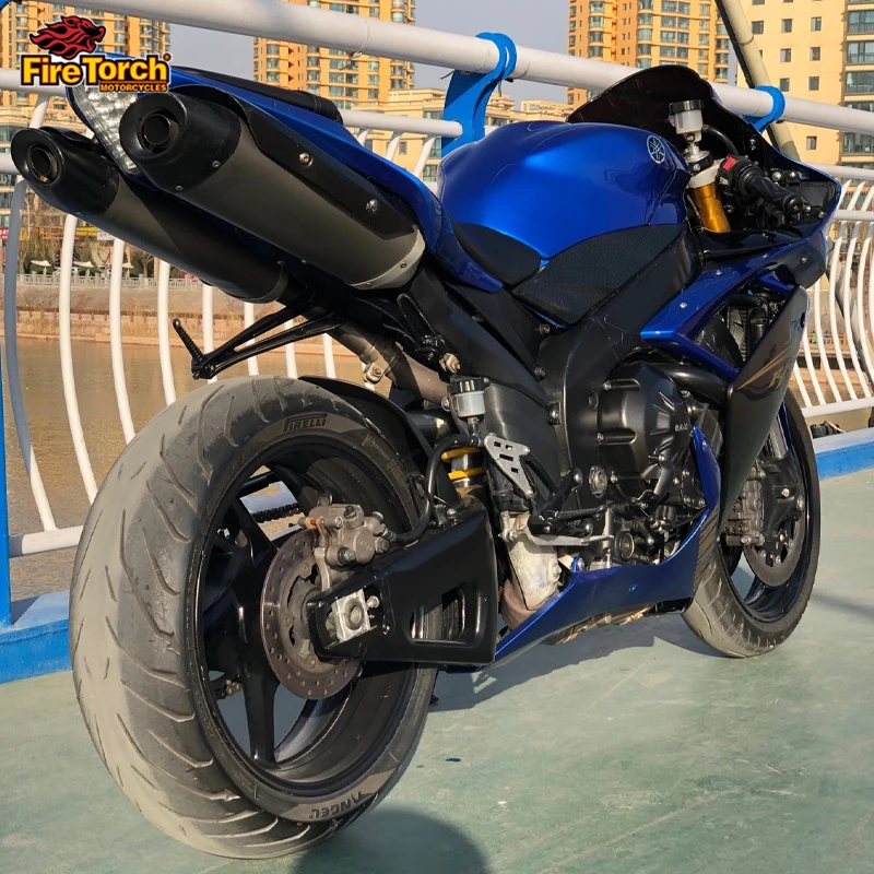 Slip On For Yamaha YZF R1 MT-10 R1M 2007 2008 Motorcycle Full System Exhaust Escape Moto Modified Muffler 50.8mm Mid Link Pipe