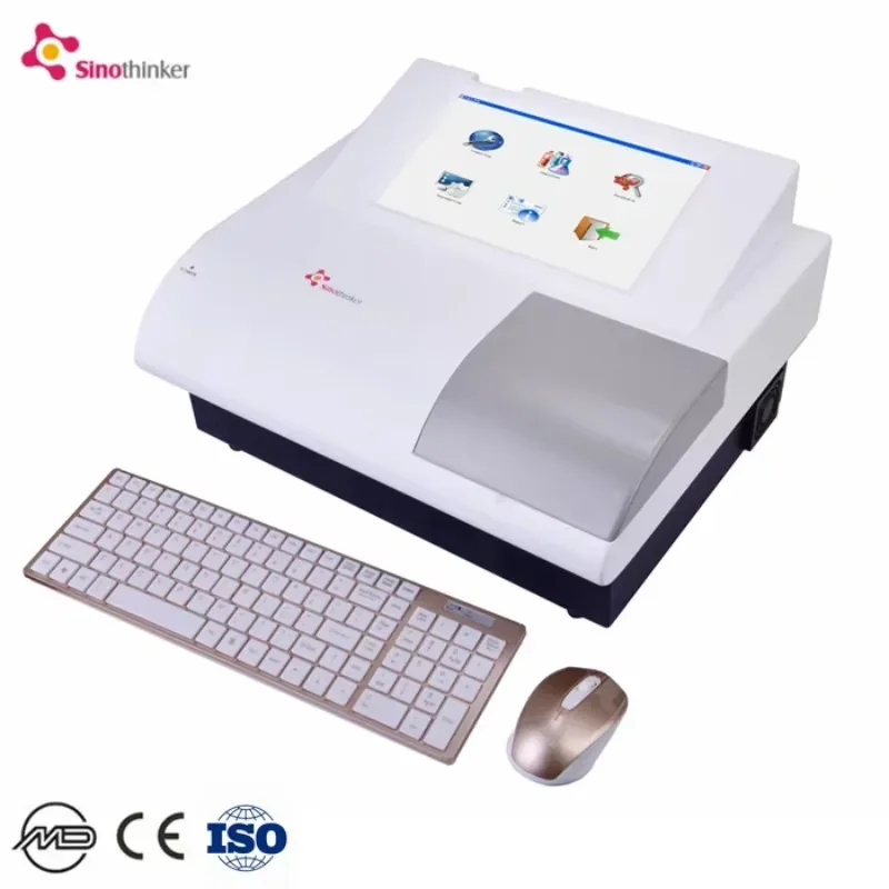 Rayto Rt 2100c Microplate Reader Elisa Elisa-microplate-reader 900 Nm Wavelength Halogen Lamp For Elisa Reader