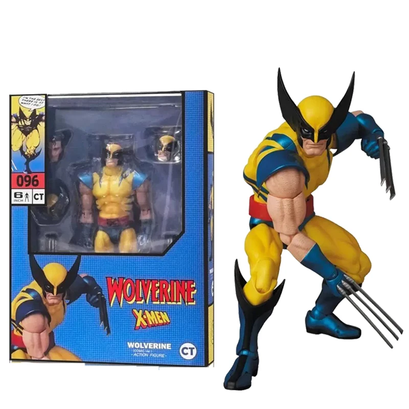 Ct Toys Wolverine 15cm Mafex 138 Brązowa Figurka Komiksowa X-Men Anime Figurka Akcji Model Statua Personalizowane Prezenty Zabawki — 2