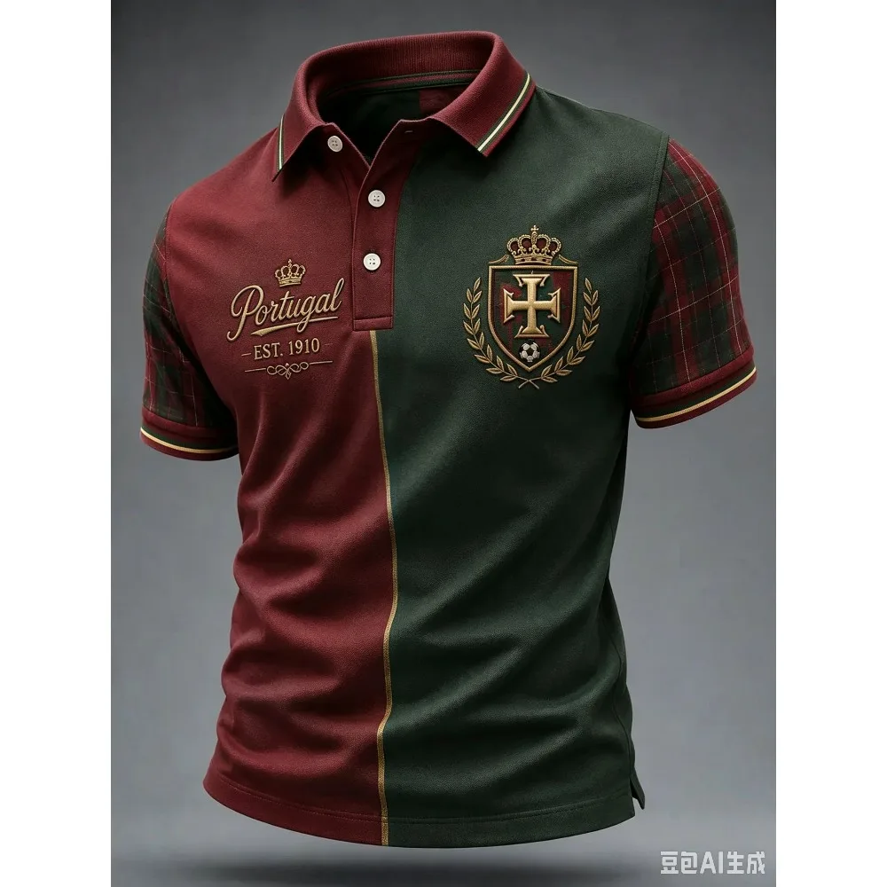 2026 Edition Portuguese Fans Football Polo Shirt  3D Print  Comfortable and Breathable Sports Suitable for Both Men and Women