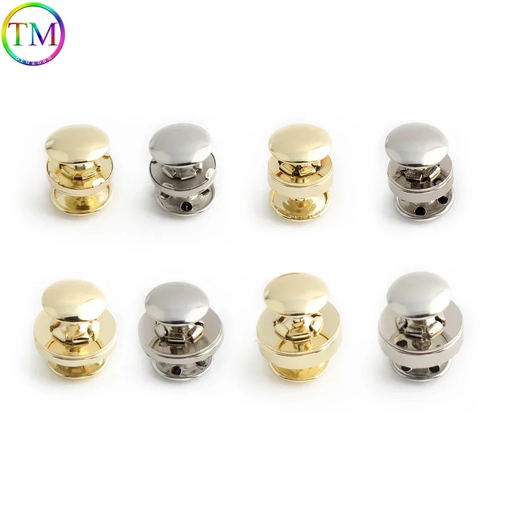 10-100-200PCS 14/18mm Metal Double Rivet Magnetic Clasps Buttons For Bags Clothes Magnetic Rivet Stud Press Buckle Accessories